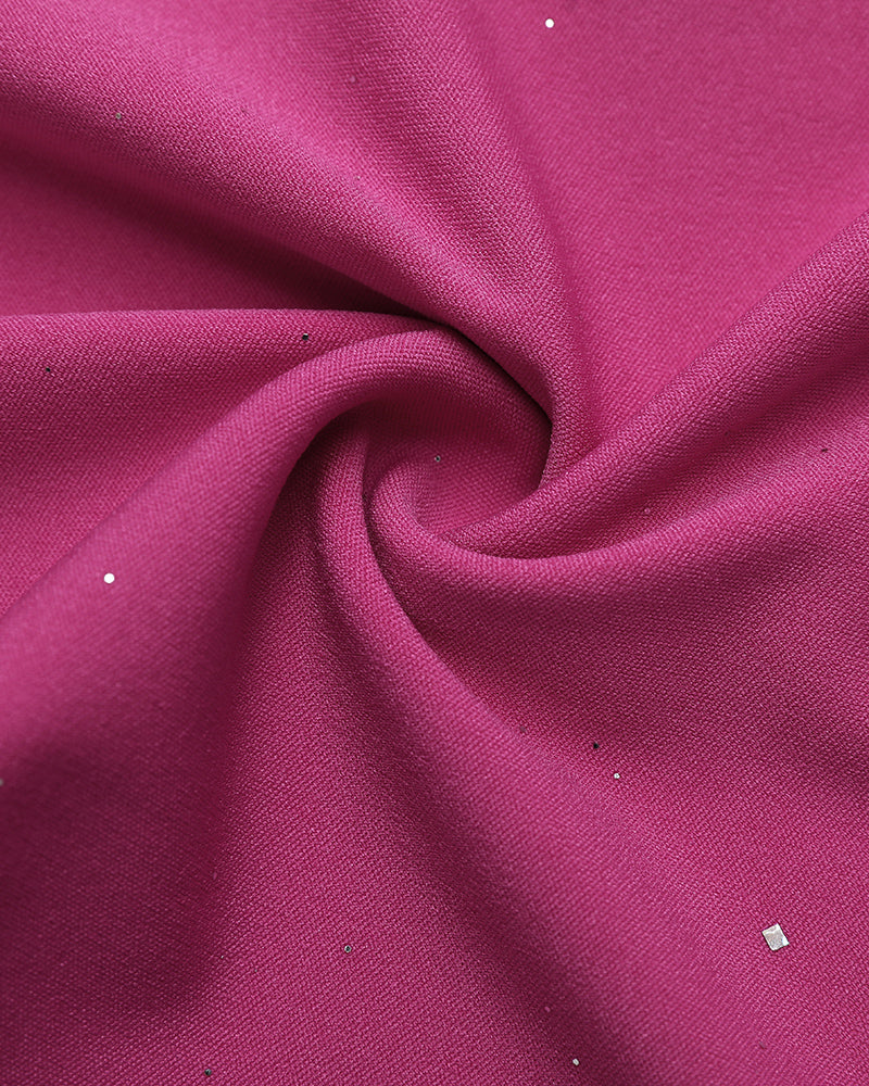 Glitter Contrast Lace Party Dress