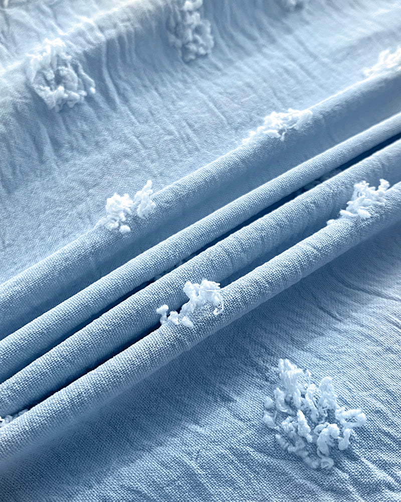 3D Decor Overlap V Neck Lace Crochet Thick Strap Tank Top