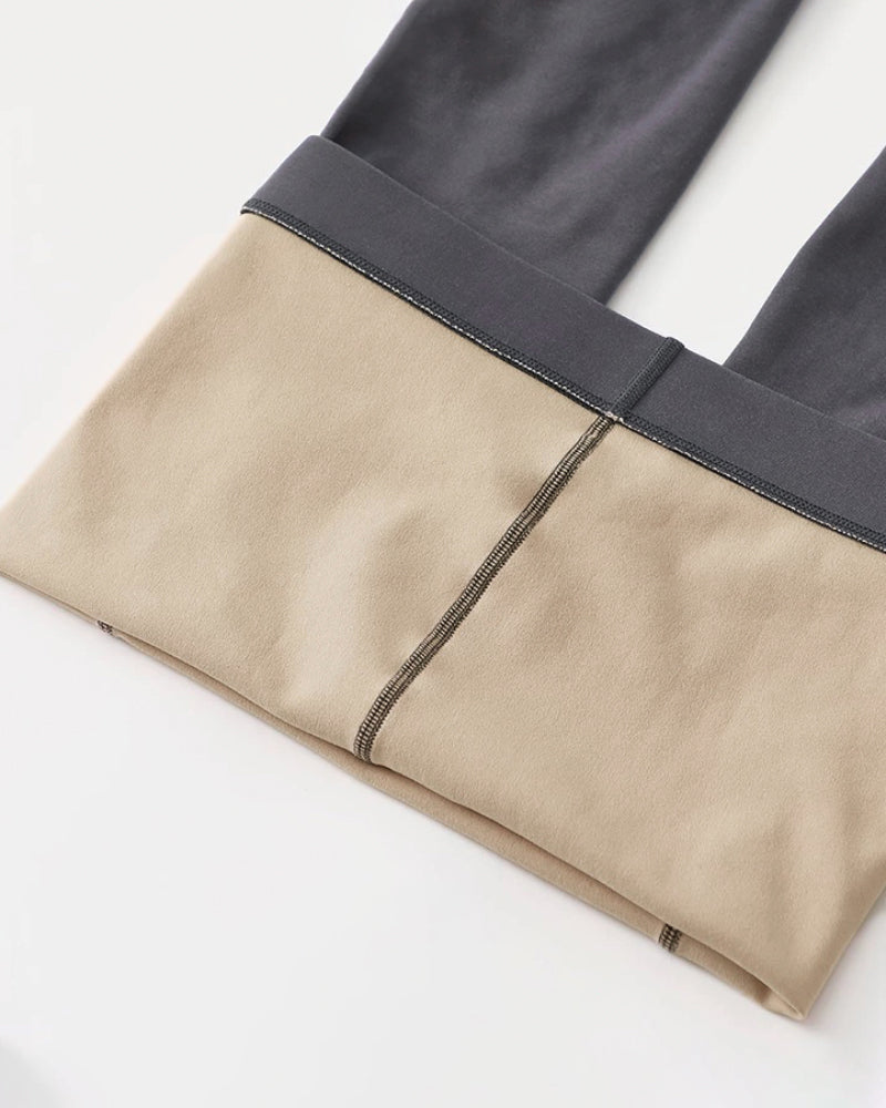 ChicMe ShapeLift 2 Piece No Fleece Lined Magic Tummy Control Leggings High Waisted Tight Pants 3 Shades (Size Regular/Large)