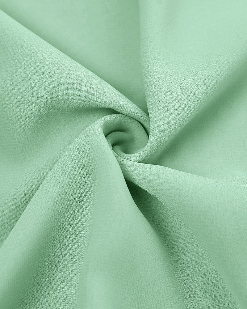 U-Neck Thick Strap Tank Contrast Lace Tied Detail Top