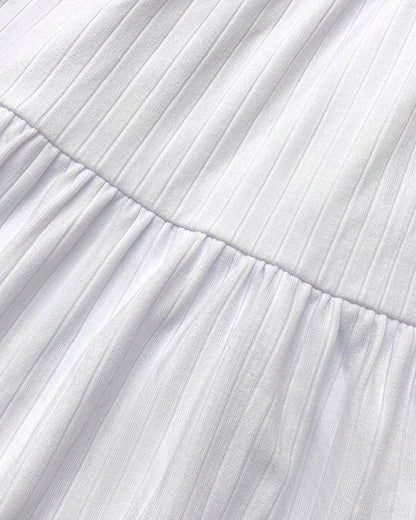 V-Neck Sleeveless Lace Patchwork A Line Dress