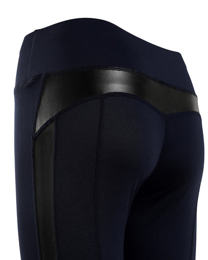 Sheer Mesh High Waist Tummy Control Butt Lift Elasticity Sporty Leggings Causal Active Pants