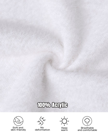 Crewneck Guipure Lace Long Sleeve Hollow Out Knit Sweaters Pullover Tops