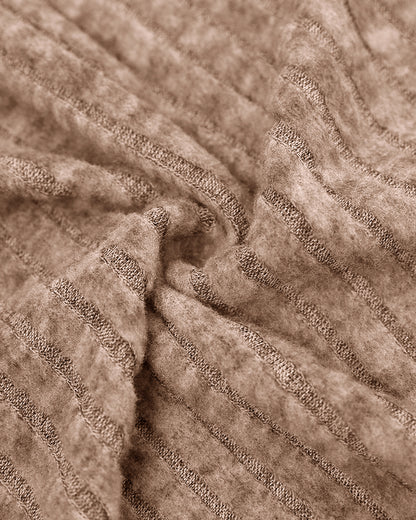 Pocket Design Ribbed Tank Dress Sleeveless Button Front Pullover Bodycon Mini Dresses