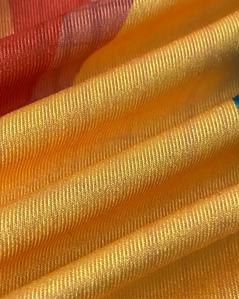 Tropical Print Thick Strap U-neckline Slim Fit Slit Maxi Dress Vocation Dress with Pockets