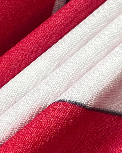 Floral Print Deep V-Neck Adjustable Spaghetti Straps Romper Casual Tied Back Cutout Slim Fit Skort Romper