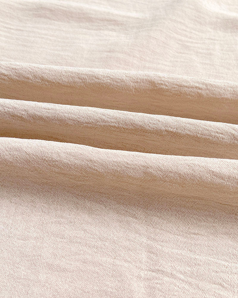 Conjunto de 2 piezas para mujer: top fruncido sin mangas y con cuello en V, y pantalones de pierna ancha, conjunto casual para desplazamientos con bolsillos