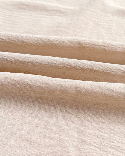 Conjunto de 2 piezas para mujer: top fruncido sin mangas y con cuello en V, y pantalones de pierna ancha, conjunto casual para desplazamientos con bolsillos