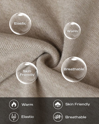 2 Pieces Outfit Skew Neck Long Sleeve Loose Pullover Top and Drawstring High Waist Slim Fit Pants Set