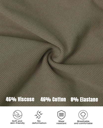 Ribbed U-Neck Yoga Romper Workout One Piece Seamless Tank Top Jumpsuit