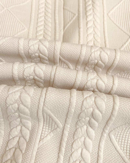 Chaqueta corta elegante para mujer, con cuello chal, tejido de punto de ochos en rombos, textura, corte entallado, manga corta, un botón y estilo profesional