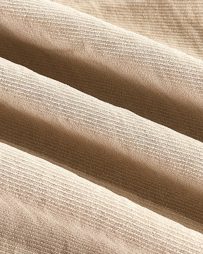 Skew Neck Lantern Sleeve Loose Top & Zipper Fly Wide Leg Pants Set Without Belt