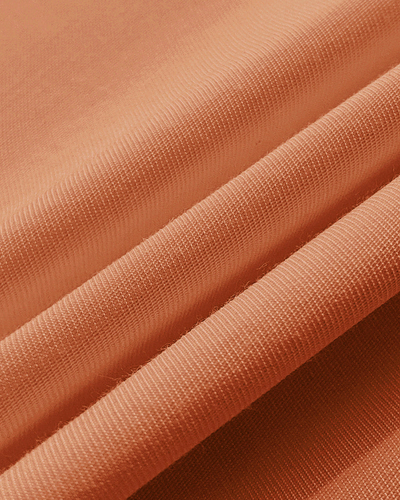 2 Pieces Outfit Turn-down Collar Cap Sleeve Button Front Tied Detail Top and Casual Zipper Fly Elastic Back Waist Wide-Leg Pants Set