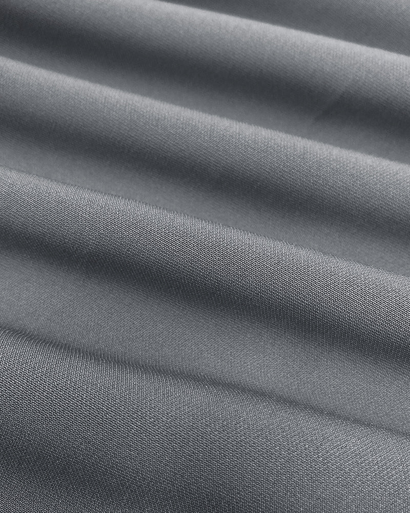 High Waist Zipper Fly Elastic Back Waist Trousers Casual Wide Leg Pants