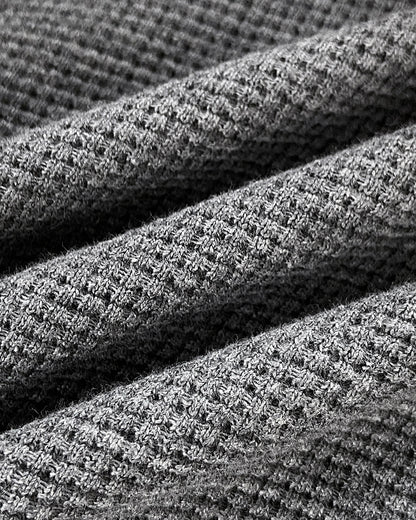 2 Pieces Colorblock Halter Contrast Lace Backless Tank Top & Waffle Knit Casual Shorts Sets