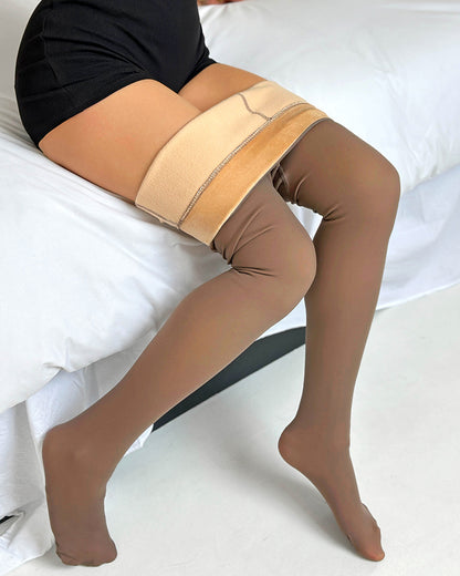 Chicme Shapelift 2 Piece Magic Fleece Lined Leggings Tight Thin Fleece Thermal Pantyhose Warm Leggings（Size Regular/Large/Extra Large）