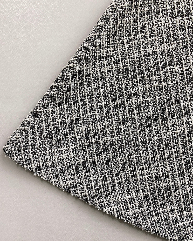 V-Neck Sleeveless Double Breasted Decor A Line Party Dress Causal Ziper Back Peplum Hem Commuting Dress