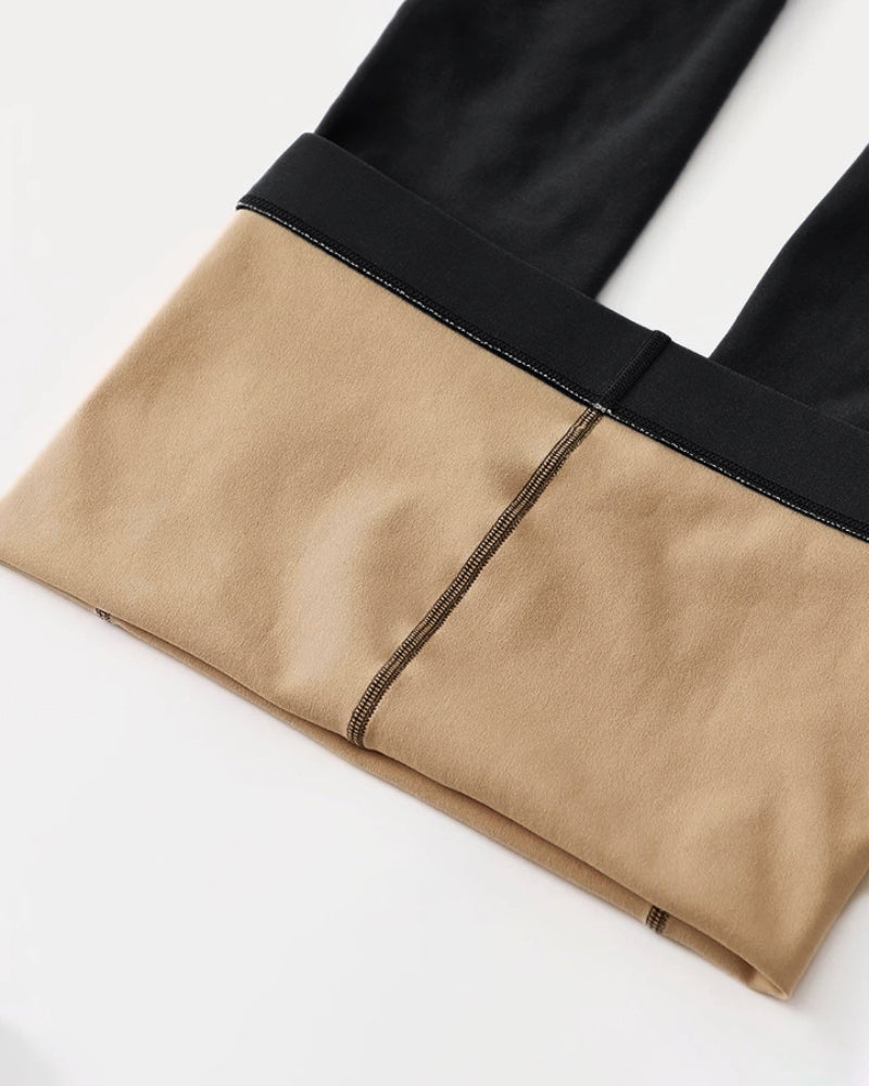 High Waist Translucent Tights Rip-Stop Pantyhose Sheer Stockings for Reinforced Toes