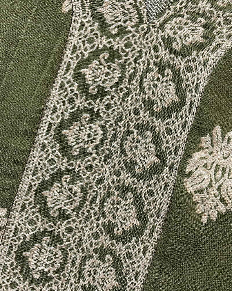 Floral Print V Neck Long Sleeve Blouse Casual Loose Fit Top