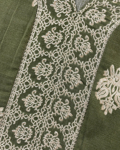 Floral Print V Neck Long Sleeve Blouse Casual Loose Fit Top