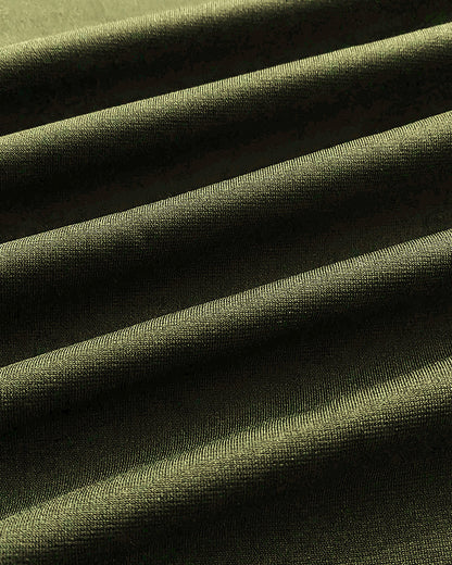 Sexy Square Neck Thick Strap Backless Slit Dress