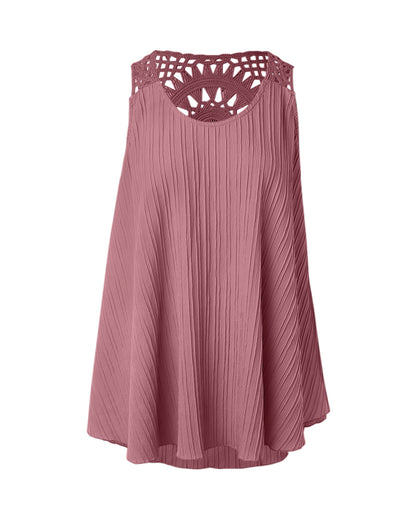 Hollow Out Crochet Lace Tank Top