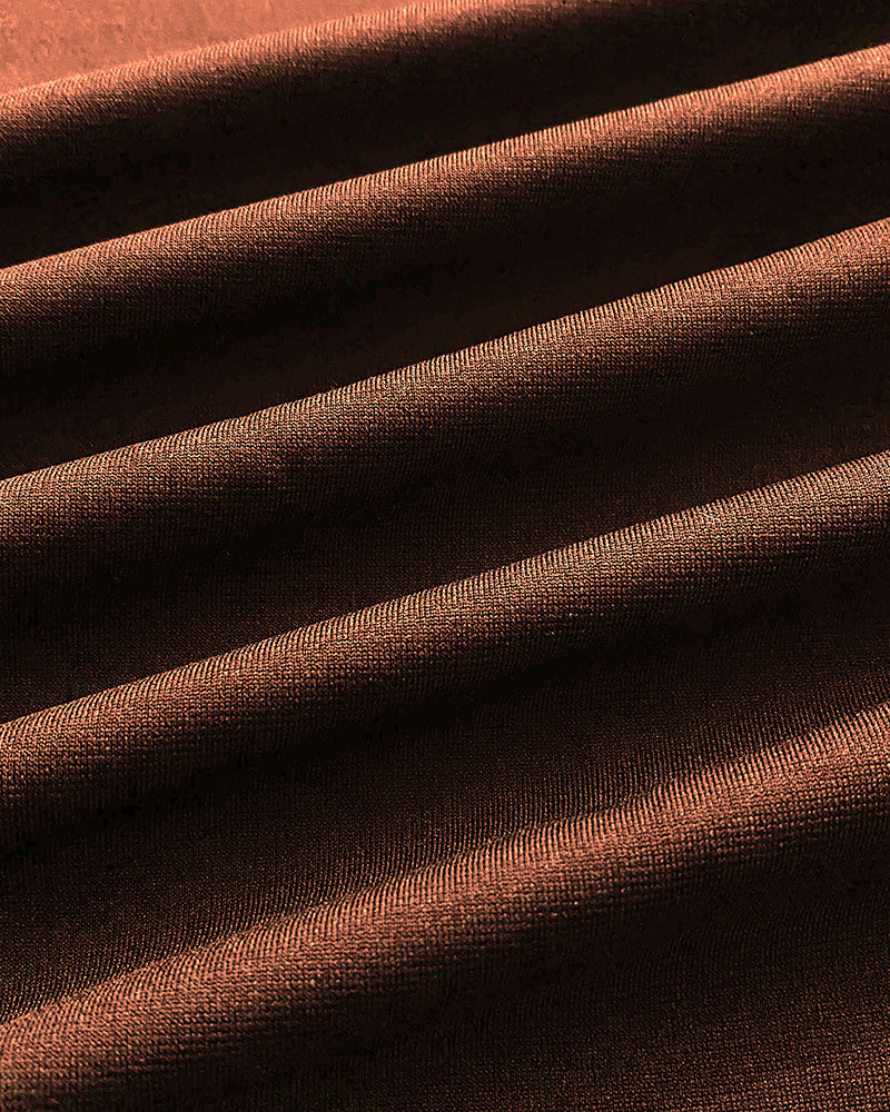 Sexy Square Neck Thick Strap Backless Slit Dress