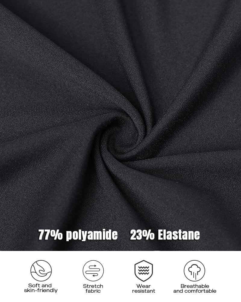 ChicMe ContourX 2-Pack Crewneck Short Sleeve Tee Slim Fit Basic T-Shirts