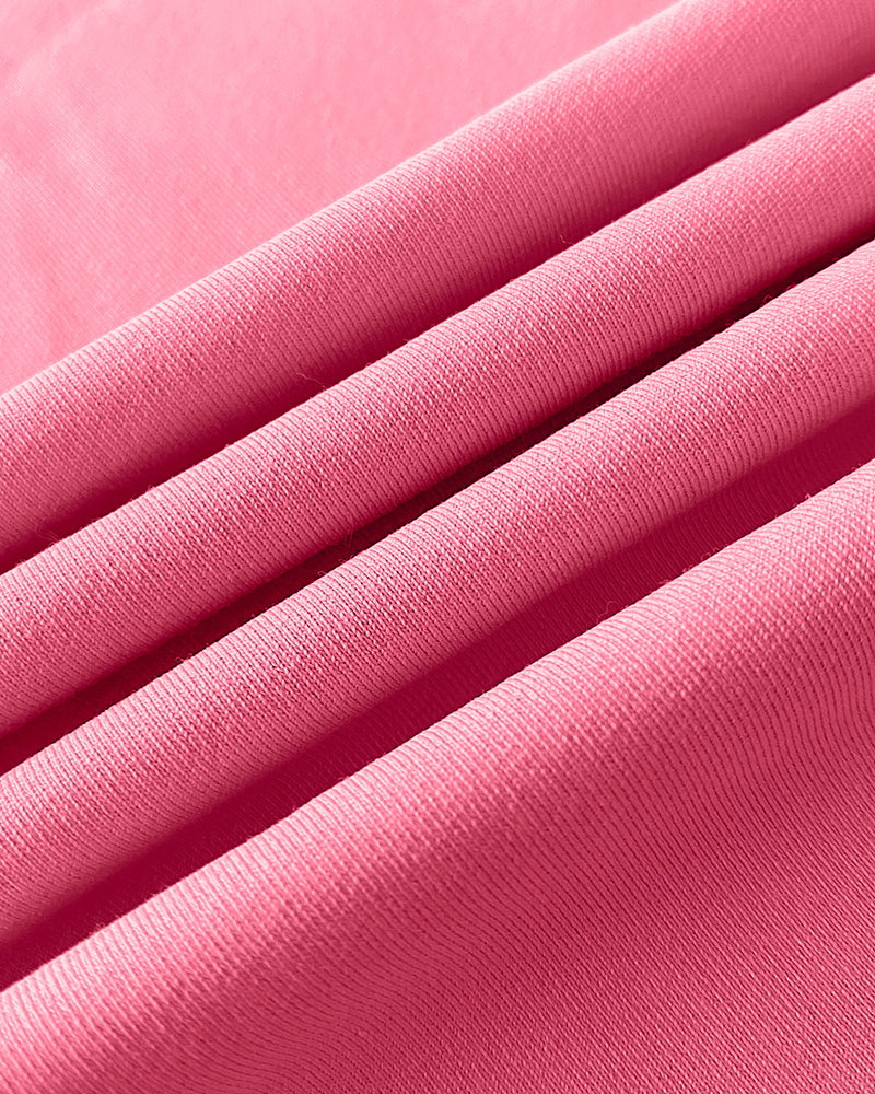 V-Neck High Stretch Tapered Drop-Crotch Casual Jumpsuit With Pockets