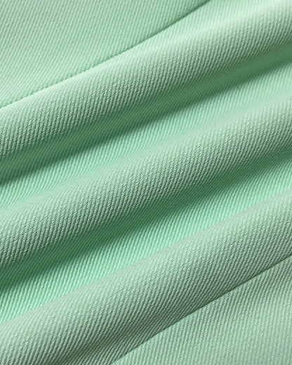 Bandeau Spaghetti Strap Golden-Button Back Shirred Top with Casual Shorts Set