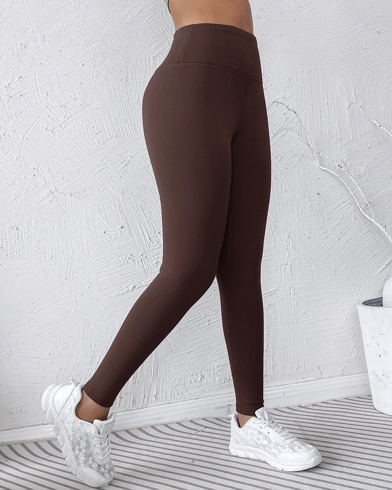 ChicMe ShapeLift Fleece Lined Active Pants Thick Soft Tummy Control Termal Warm Winter Shaping Pants