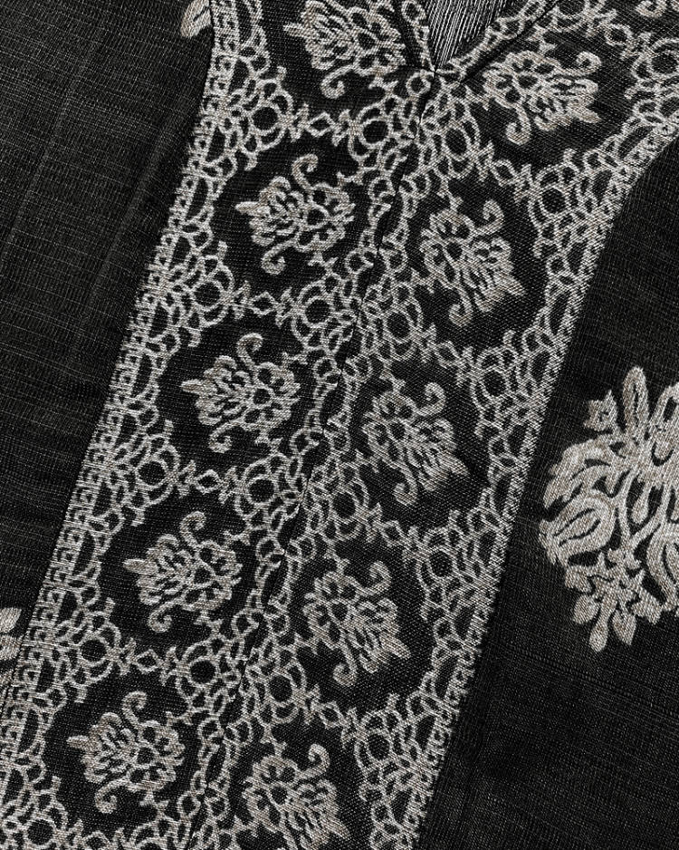 Floral Print V Neck Long Sleeve Blouse Casual Loose Fit Top