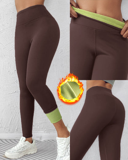 ChicMe ShapeLift Fleece Lined Active Pants Thick Soft Tummy Control Termal Warm Winter Shaping Pants
