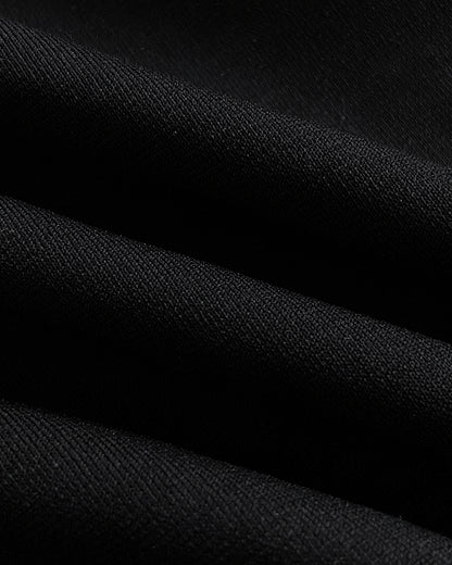 Pearls Decor Sleeveless Backless Slit Back Party Dress Zipper Back Bodycon Dress With Belt