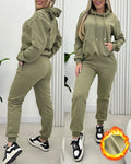 Argyle Textured Button Down Side Slit Long Sleeve Fleece Teddy Coat Hooded Jacket Warm Outwear