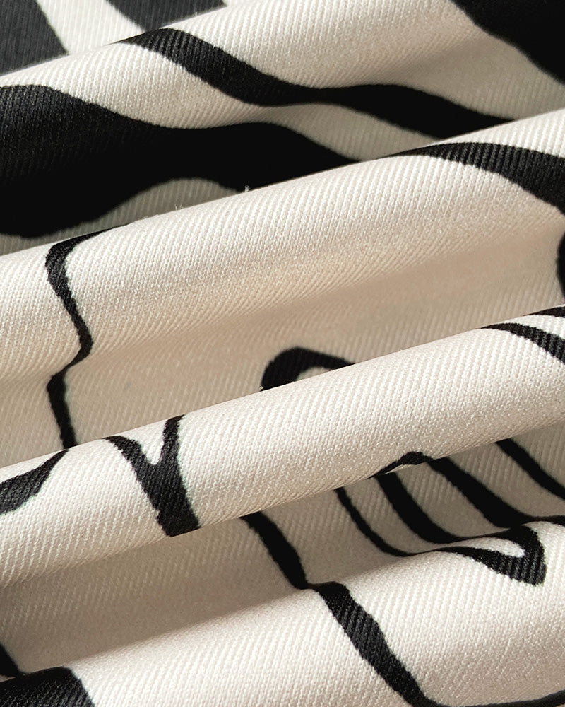 Floral Pattern Off Shoulder Ruffle Hem Slit Dress