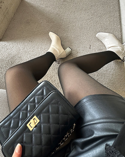 Chicme Shapelift 2 Piece Magic Fleece Lined Leggings Tight Thin Fleece Thermal Pantyhose Warm Leggings（Size Regular/Large/Extra Large）