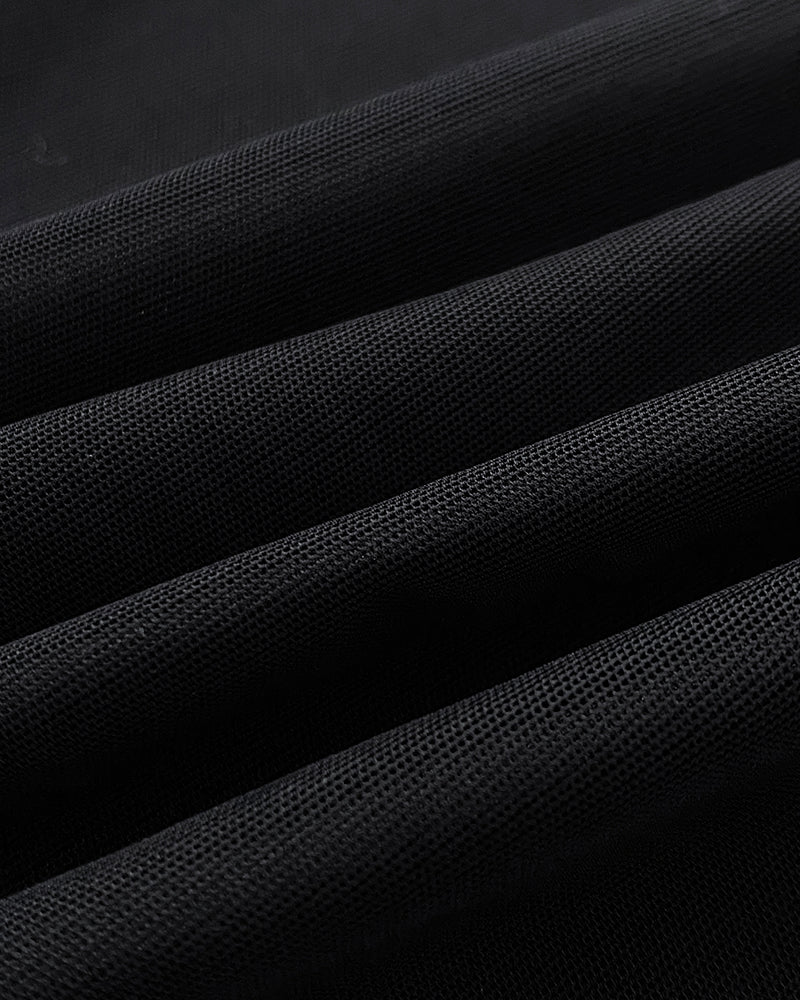 One Shoulder Asymmetrical Mesh Cloak Sleeve Ruched Twist Waist Evening Dress Waist Gathered Slit Party Dress