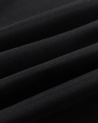 One Shoulder Asymmetrical Mesh Cloak Sleeve Ruched Twist Waist Evening Dress Waist Gathered Slit Party Dress