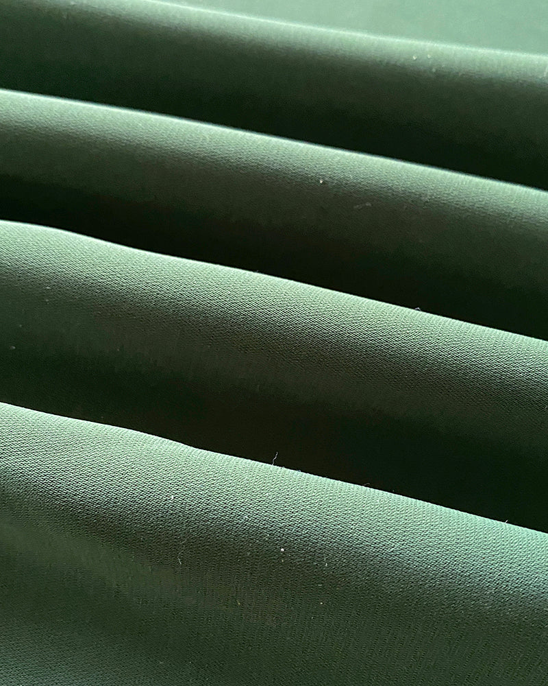 Round Neck Bell Sleeve Crop Top Casual Loose Fit Layered Blouse