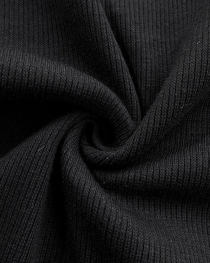 Chain Decor Lace Up V Neck Short Sleeve T-Shirt Casual Rhinestone Patch Slim Fit Top