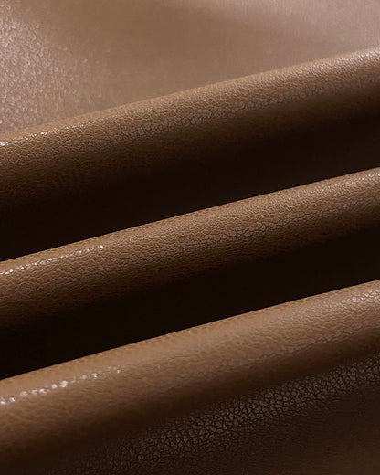 PU Leather Wrap Lace-Up Casual Mid-Length Skirt Work Skirt