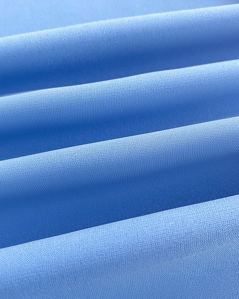 Halter Sleeveless Backless Maxi Dress Casual Shirred Back Side Slit Vacation Dress