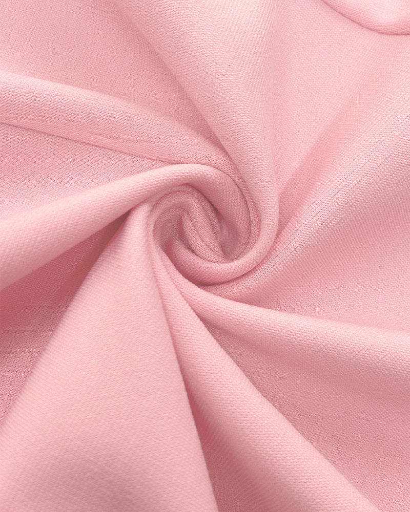 Stand Collar Frog Front Button Long Sleeve Fake Pockets Coat Casual Jackets