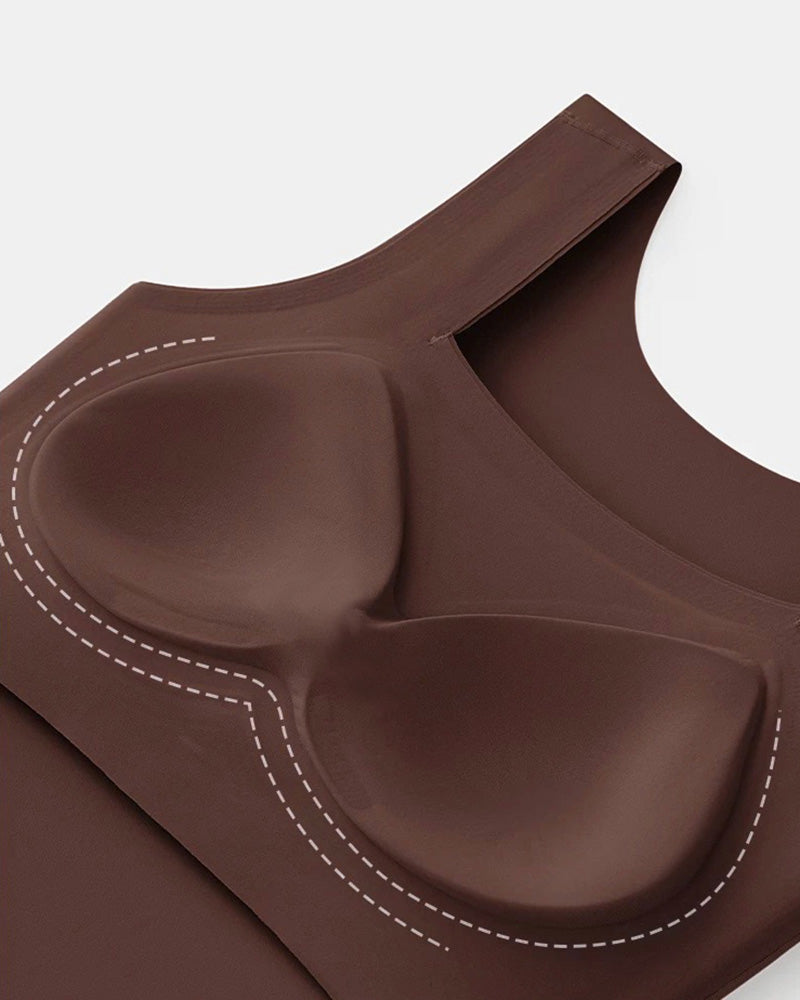 Seamless Square Neck Sleeveless Tank Top Tummy Control Bodysuit Romper