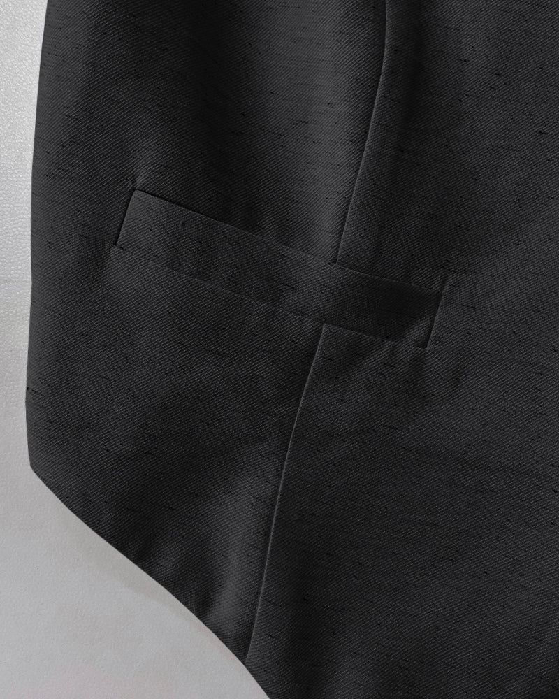 2 Pieces Outfits V Neck Sleeveless Button Front Vest Crop Top And Casual Zipper Fly Elastic Back Waist Wide Leg Pants Set