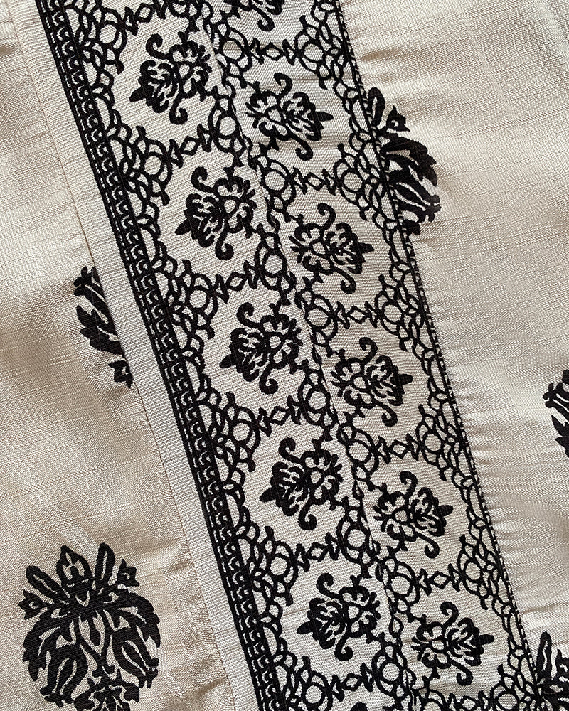 Floral Print V Neck Long Sleeve Blouse Casual Loose Fit Top