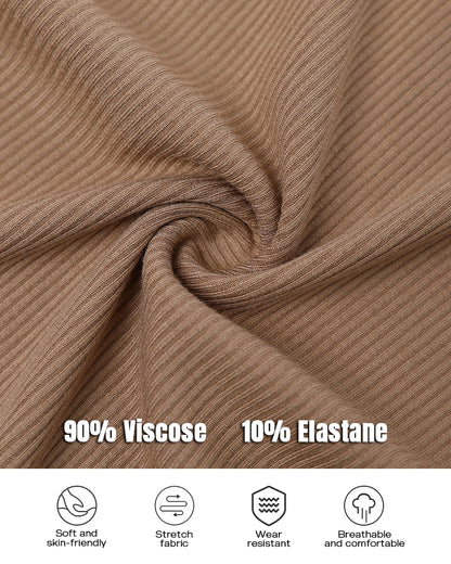 Scoop Neck Spaghetti Strap Ribbed Top Casual Sleeveless Slim Fit Tank