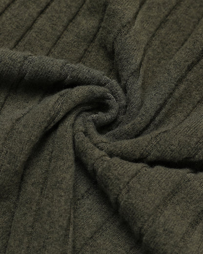 2 Pieces Outfit Drop Shoulder Lace Cuffs Asymmetrical Hem Drawstring Hoodie Top and Elastic Waist Slim Fit Pants Set Casual Brushed Ribbed Set