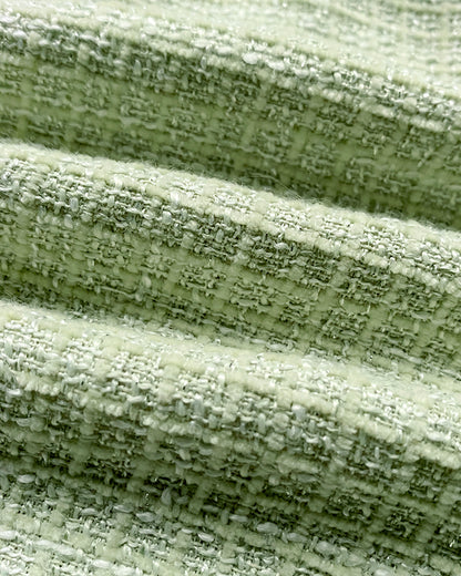 2 Pieces Outfit Tweed Shoulder 3D Flower Decor Sleeveless Vest and Casual Shorts Set